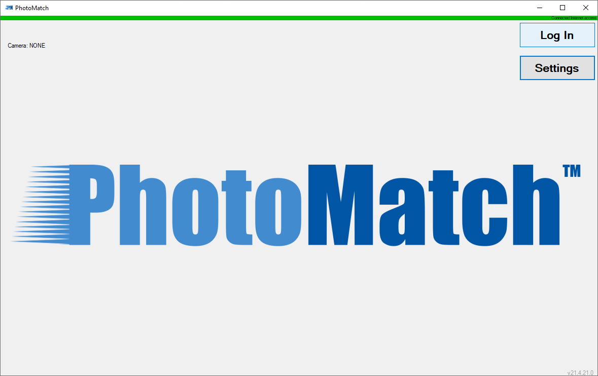 Windows or photomatch not recognizing camera